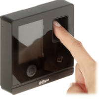 CONTROL DE ACCESO AUTONOMO BIOMETRICO, TCP/IP, CLAVE, TARJETA, HUELLA, RS-485, WIEGAND, USO INTERIOR DHI-ASI1212F