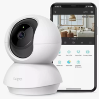 Cámara De Seguridad Tapo-c210 2k 3mp Detección 360° Blanco