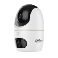 CAMARA IP/PT DUAL 10MP (5MP LENTE FIJO/5MP LENTE PT) LENTE 3.6MM, H.265, SMART FULL COLOR, WIFI 6 2.4GHZ/5GHZ, DETEC. PERSONAS  MASCOTAS, BOTON LLAMADA, PRESET, AUDIO 2VIAS, FUENTE TIPO C